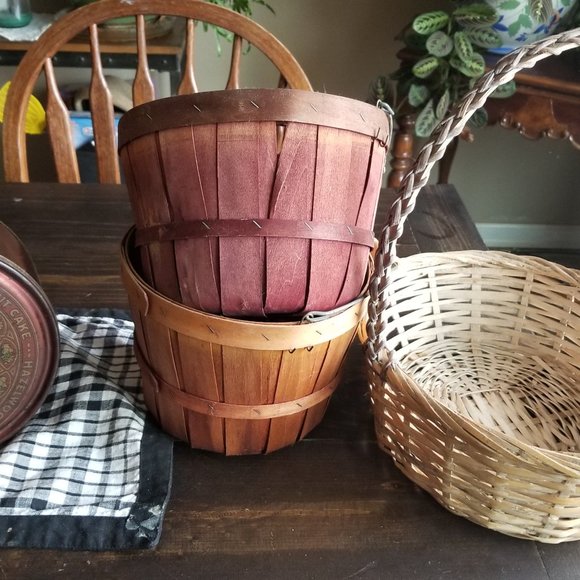 Coffe picture and baskets